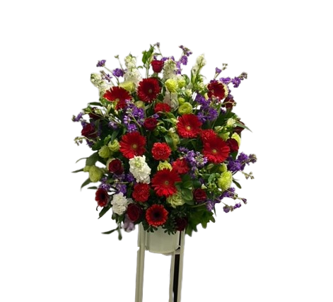 スタンダードなスタンド花-1段 - 画像 (2)