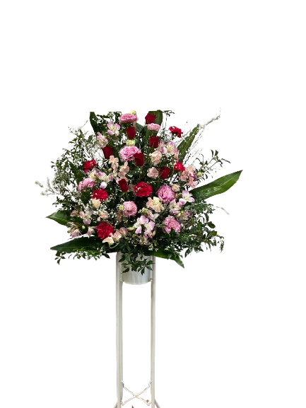 スタンダードなスタンド花-1段 - 画像 (5)