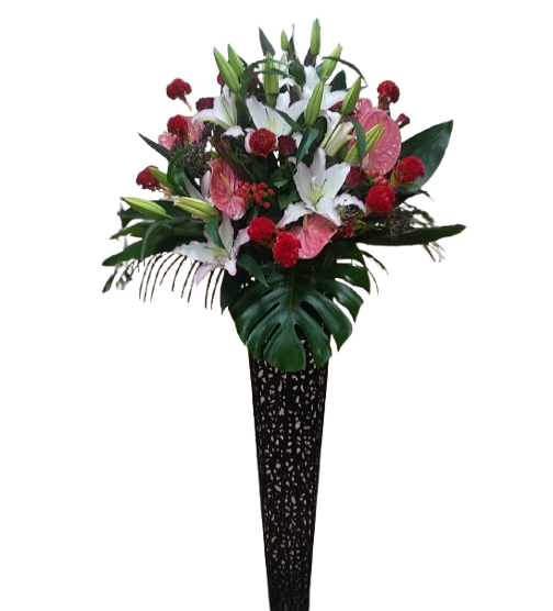 オシャレなアイアンスタンド花-1段 - 画像 (4)