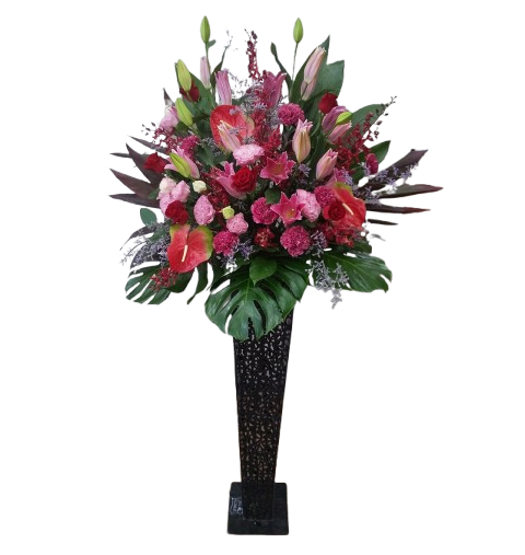 オシャレなアイアンスタンド花-1段 - 画像 (3)