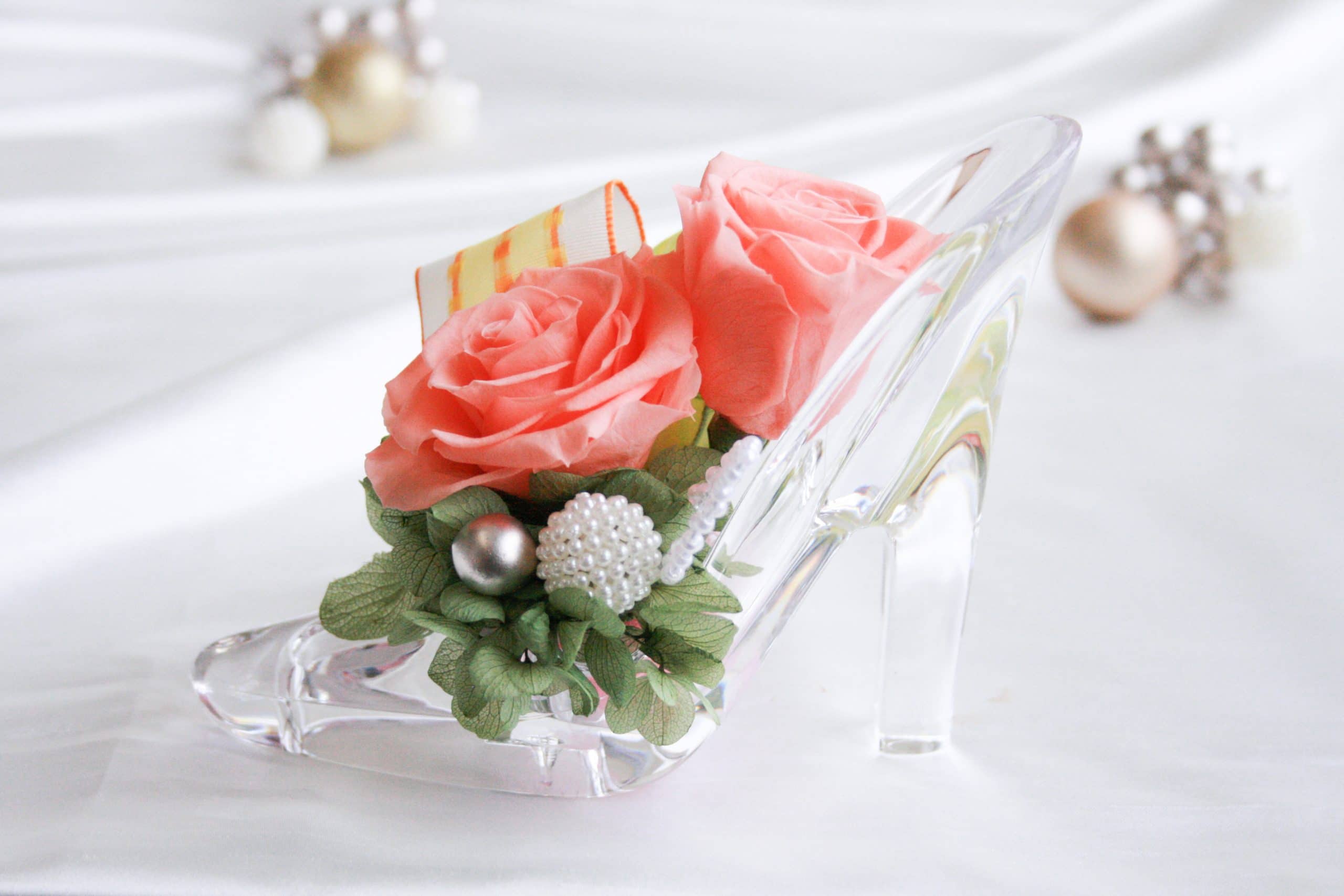 プリザーブドフラワー【ヴェール・ピーチ】 - 画像 (2)