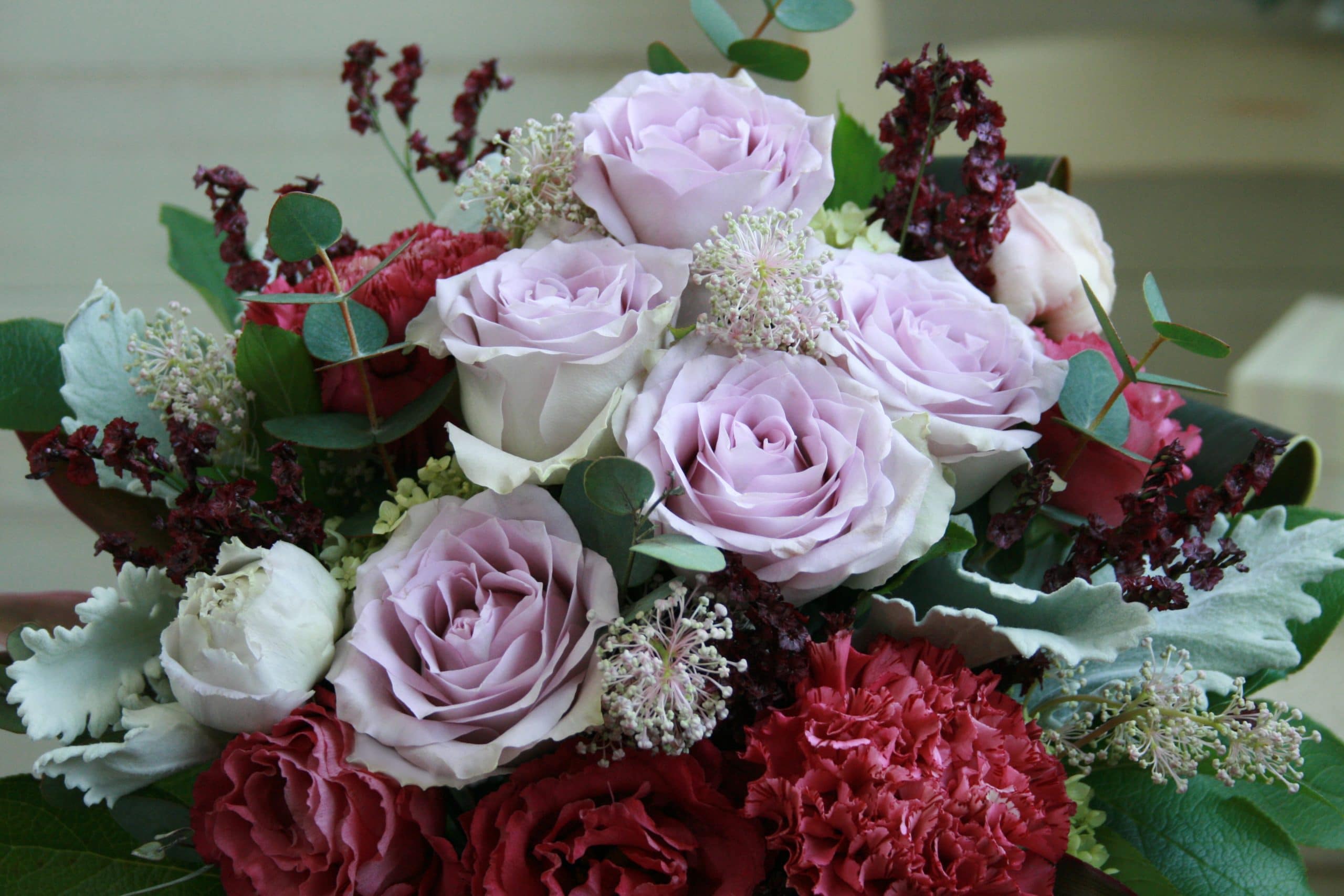 おまかせアレンジメントS-むらさき系 - 画像 (2)