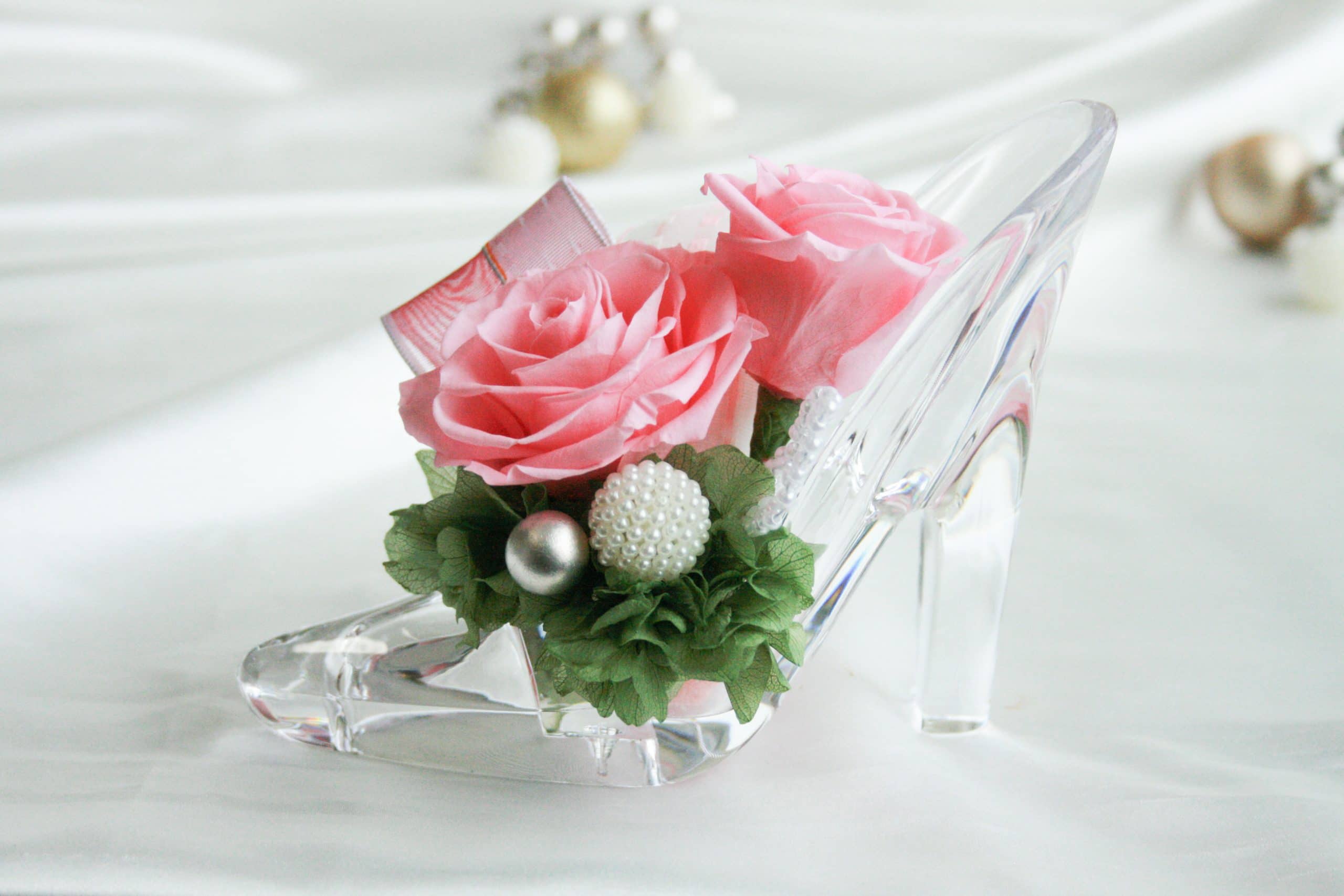 プリザーブドフラワー【ヴェール・ピンク】 - 画像 (2)