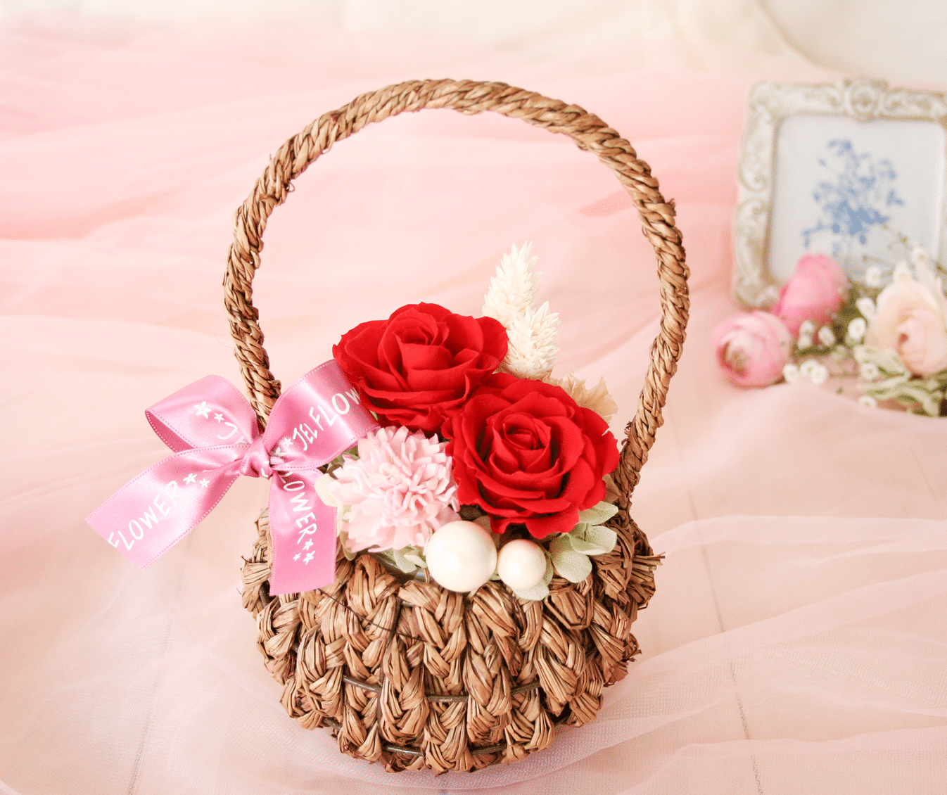 【早期注文特典あり】母の日プリザーブドフラワー レッド&蜜豆2個 3 【早期注文特典あり】母の日プリザーブドフラワー レッド&蜜豆2個 - 画像 (3)