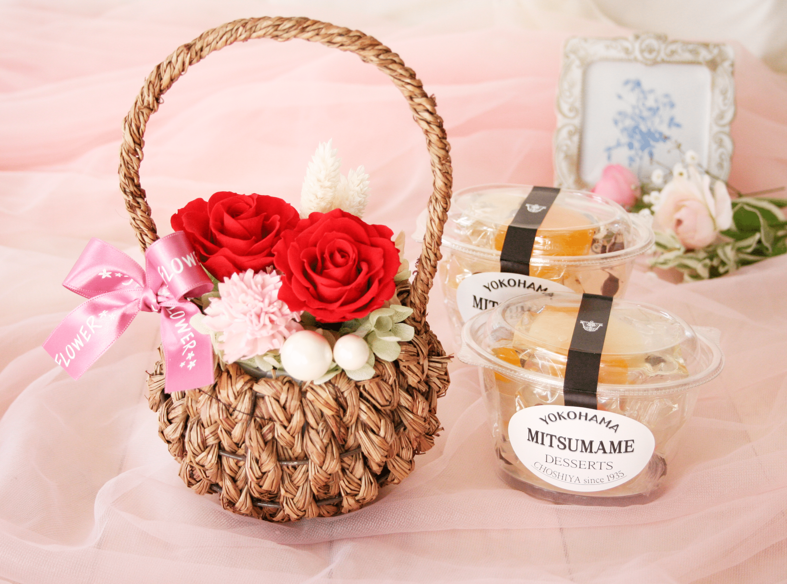 【早期注文特典あり】母の日プリザーブドフラワー レッド&蜜豆2個 2 【早期注文特典あり】母の日プリザーブドフラワー レッド&蜜豆2個 - 画像 (2)